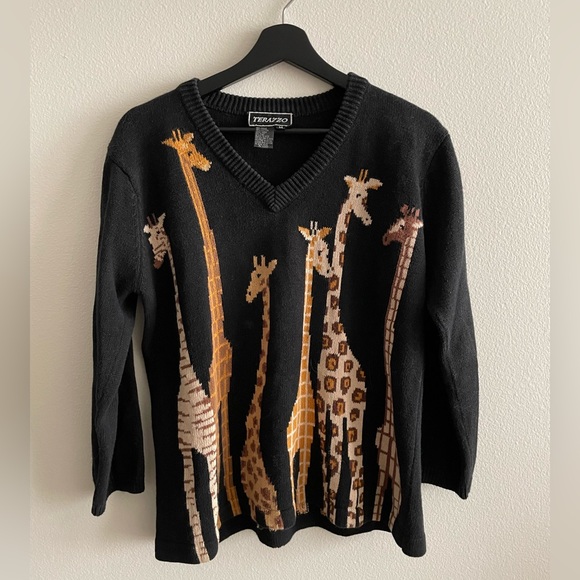 Sweaters Vintage Giraffe Sweater Poshmark